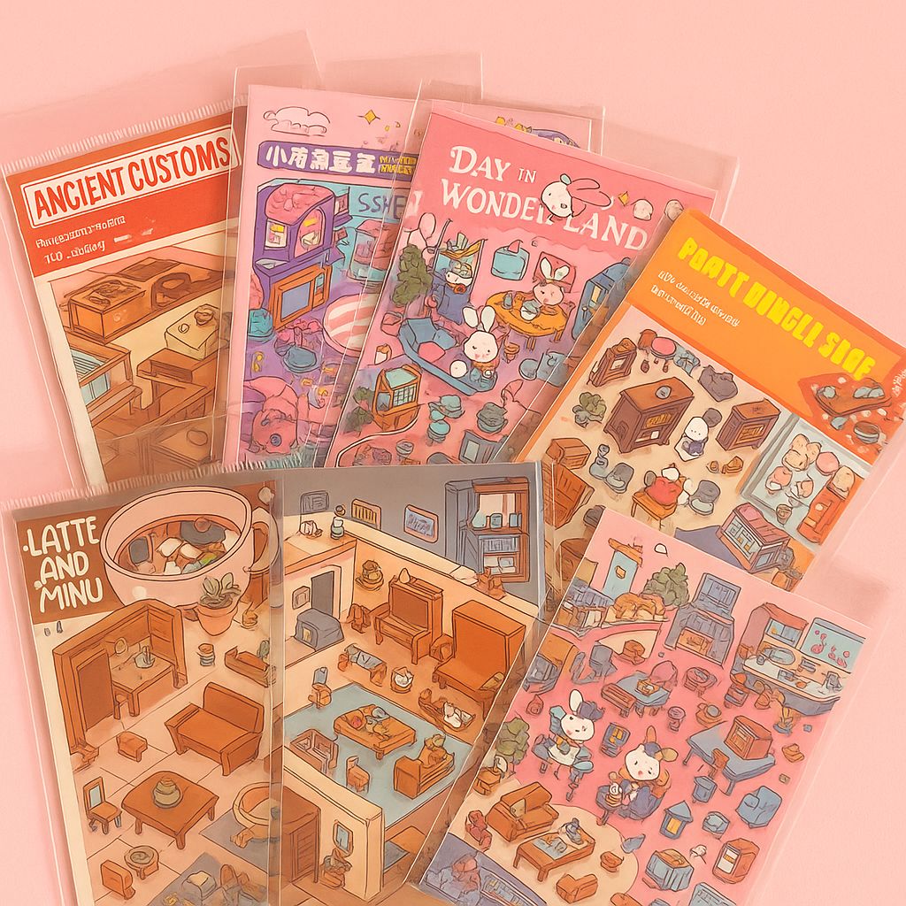 🎀 Cute Lake Scene Sticker Surprise Pack