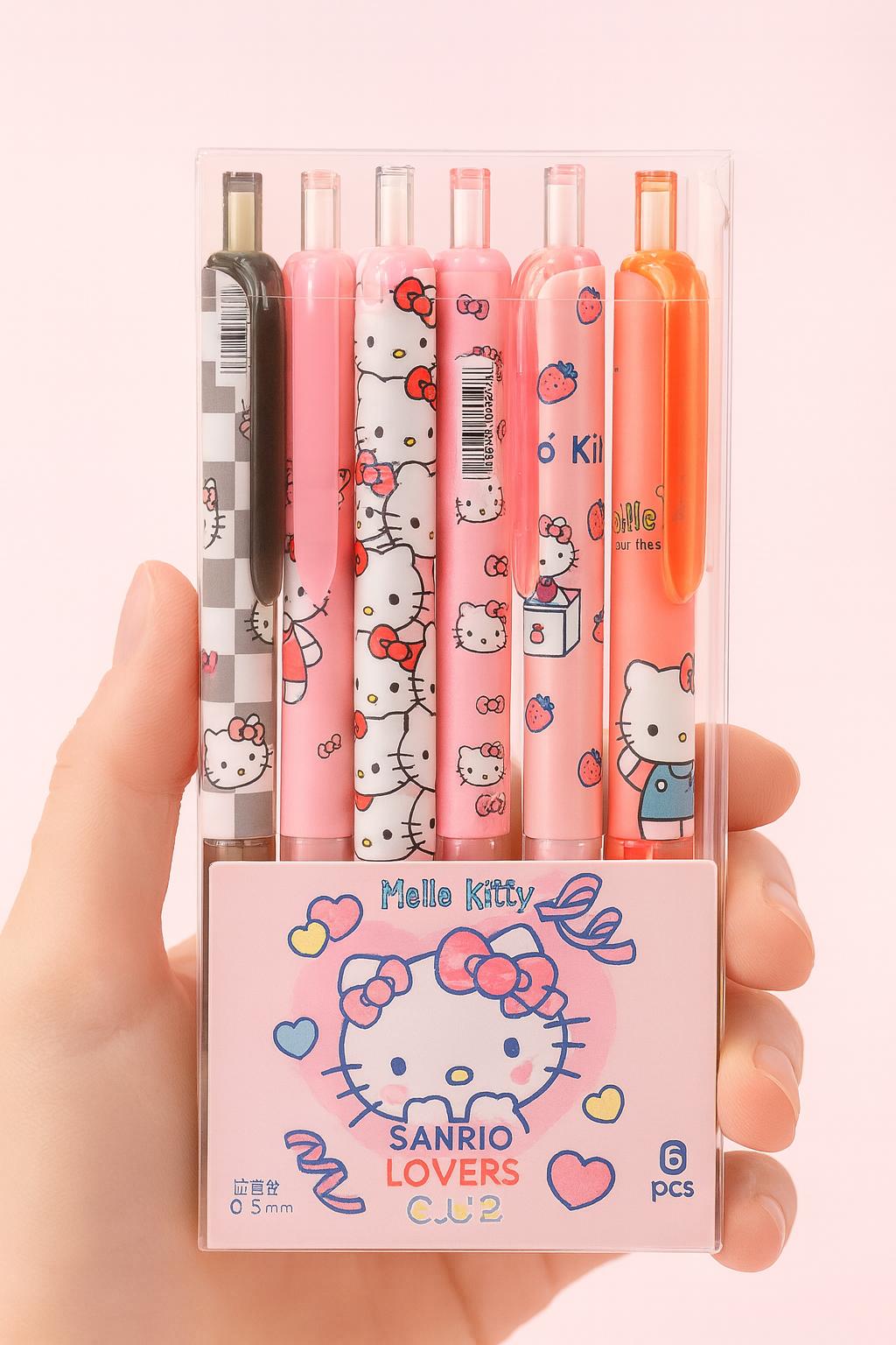 🎀 Cute Lake Hello Kitty Pen Set
