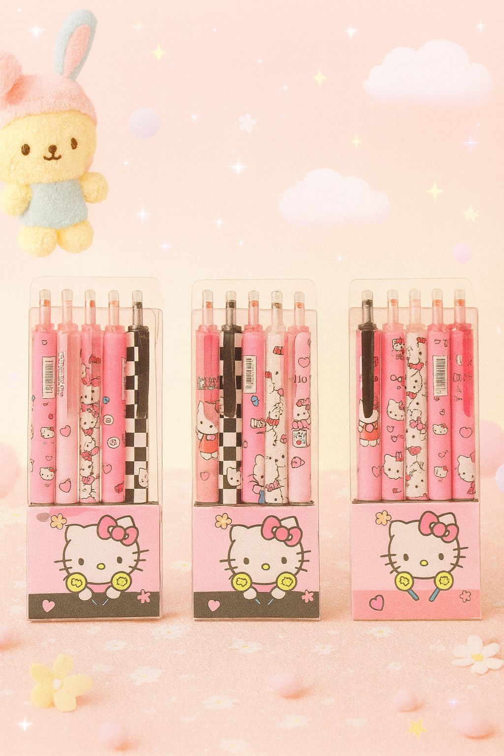 🎀 Cute Lake Hello Kitty Pen Set